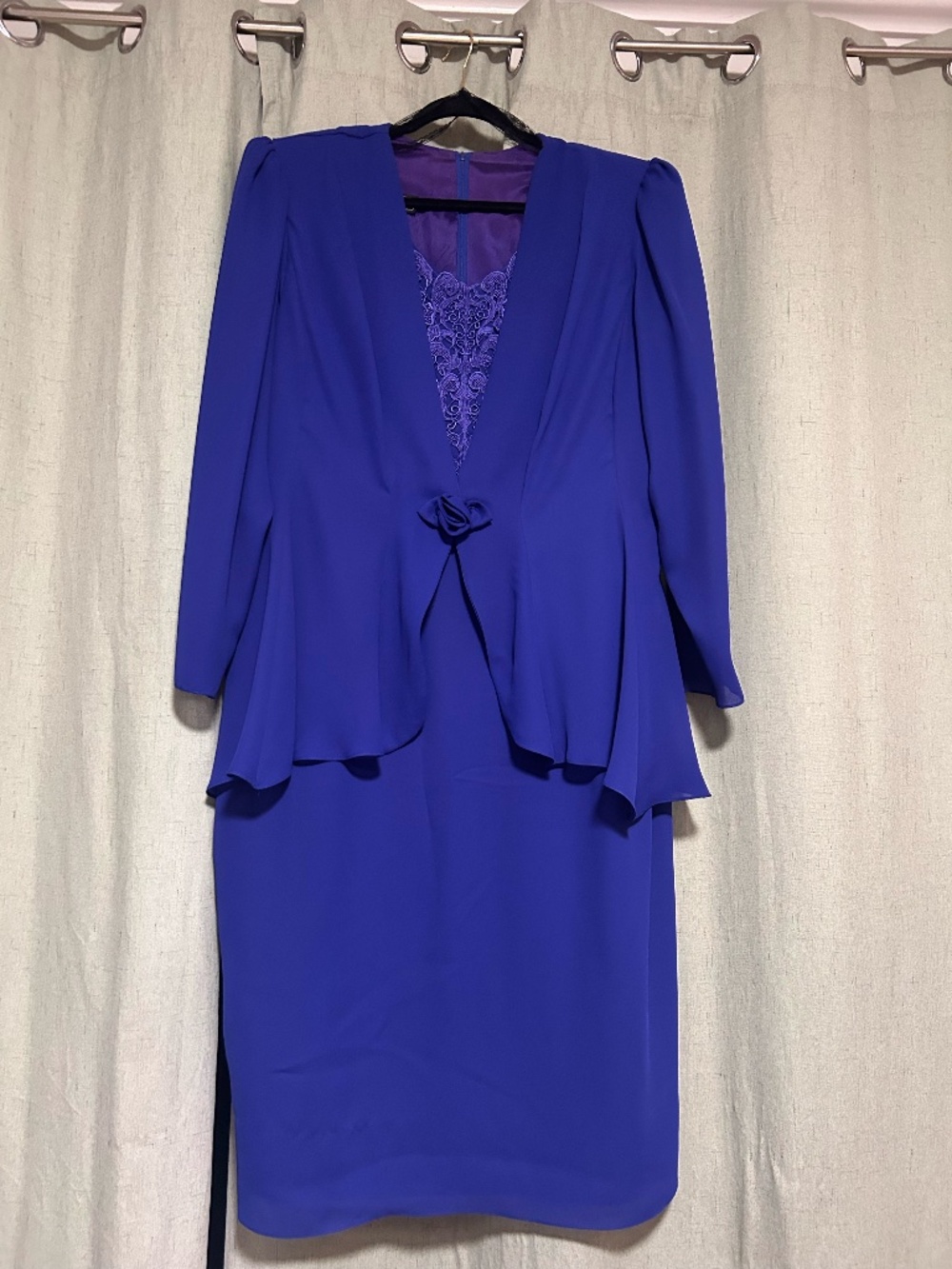 Lori Max, Purple & Blue Suit Dress sz20 Women's